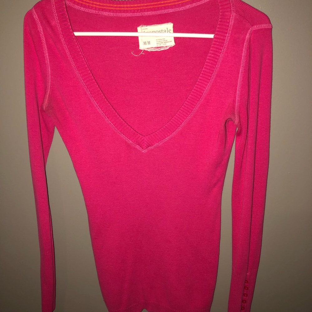 Aeropostale Pink long sleeve sweater